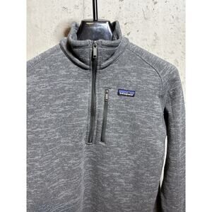 Patagonia Better Sweater 1/4 Zip Pullover Fleece Heather Gray Men’s Size L